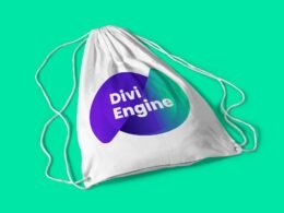 Divi Engine String Bag (Big Logo)